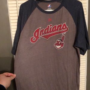 Cleveland Indians 3/4 sleeve shirt!